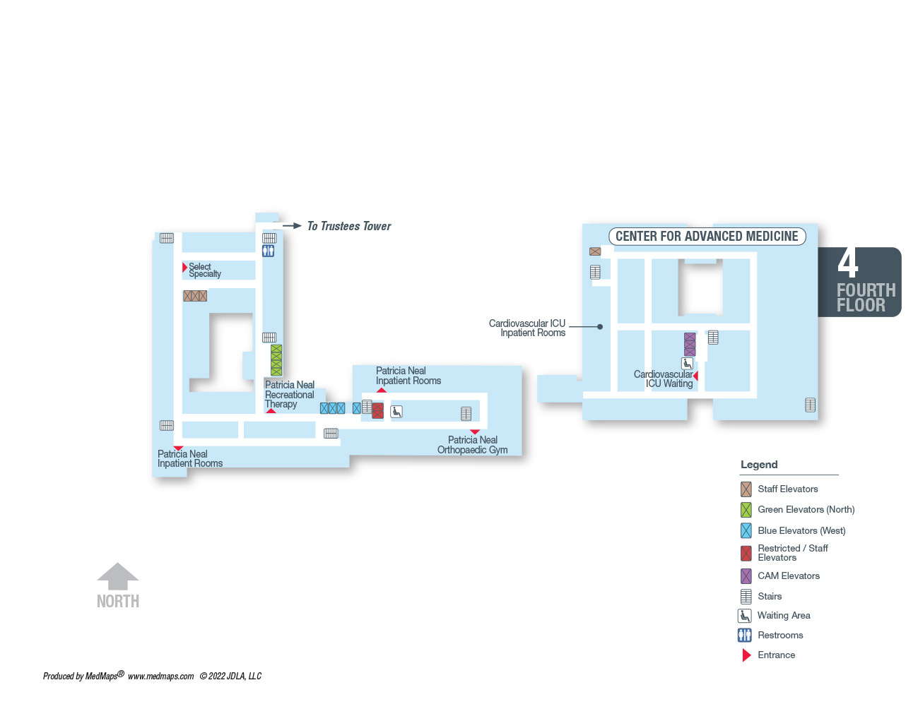 Fort Sanders Regional Medical Center Interactive Map
