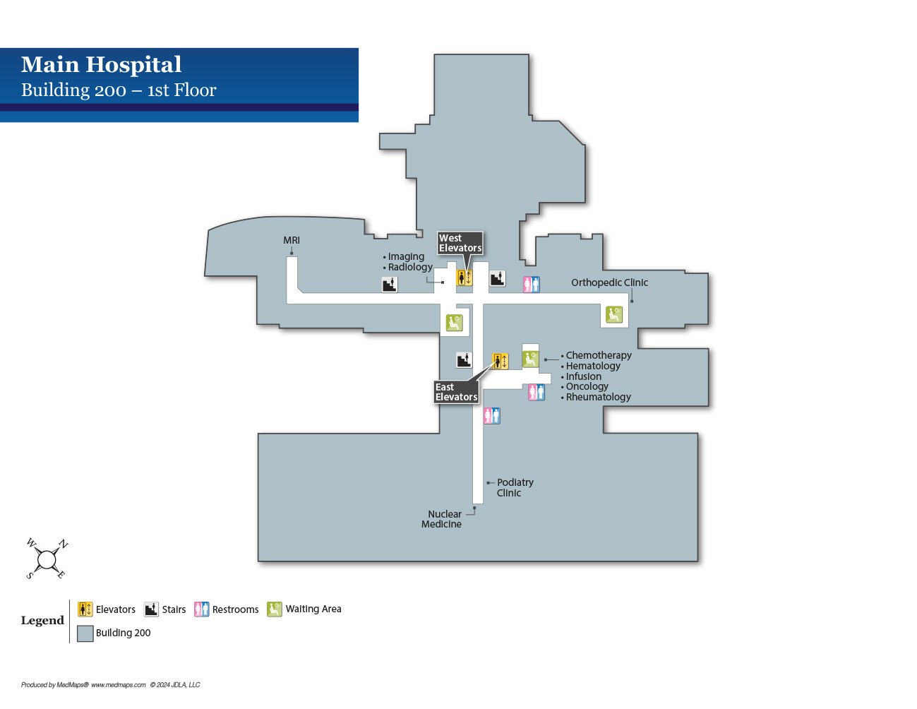 Building 200 - First Floor Floor Image