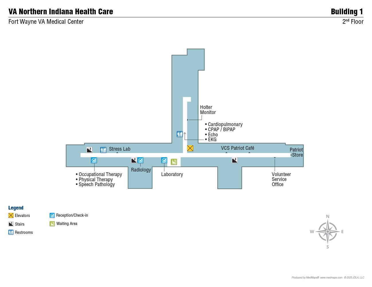 Building 1 Second Floor Floor Image