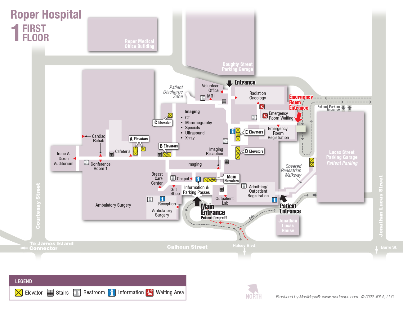 First Floor Main Hospital Floor Image