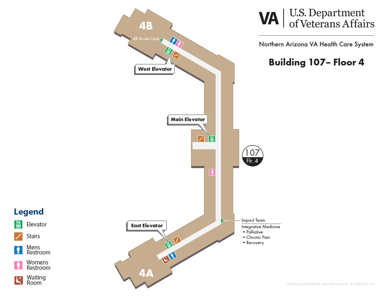 Main Hospital - Fourth Floor Floor Image