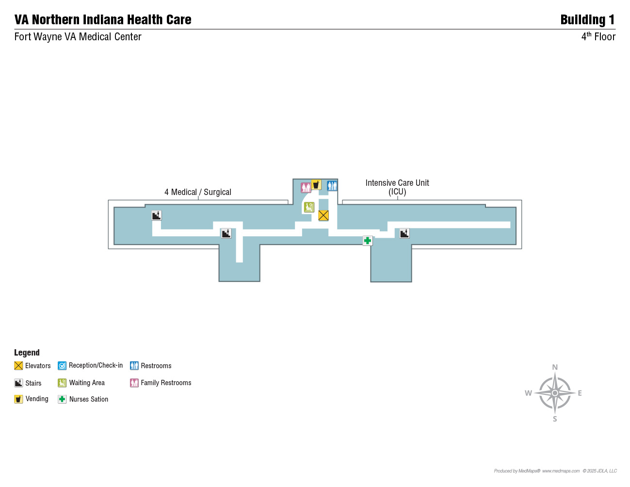 Building 1 Fourth Floor Floor Image