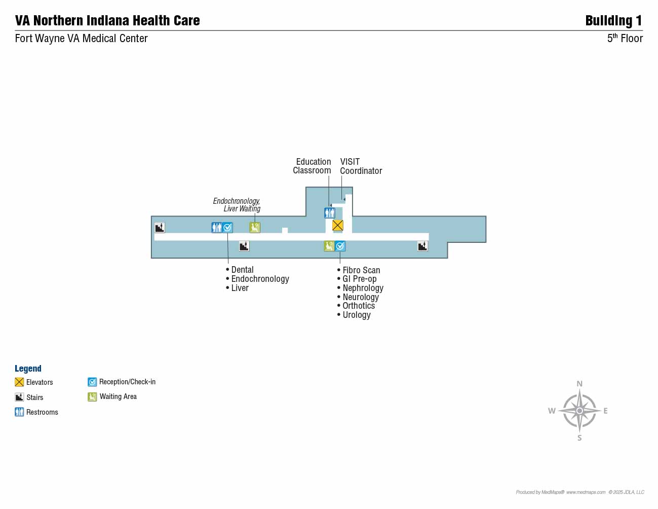 Building 1 Fifth Floor Floor Image