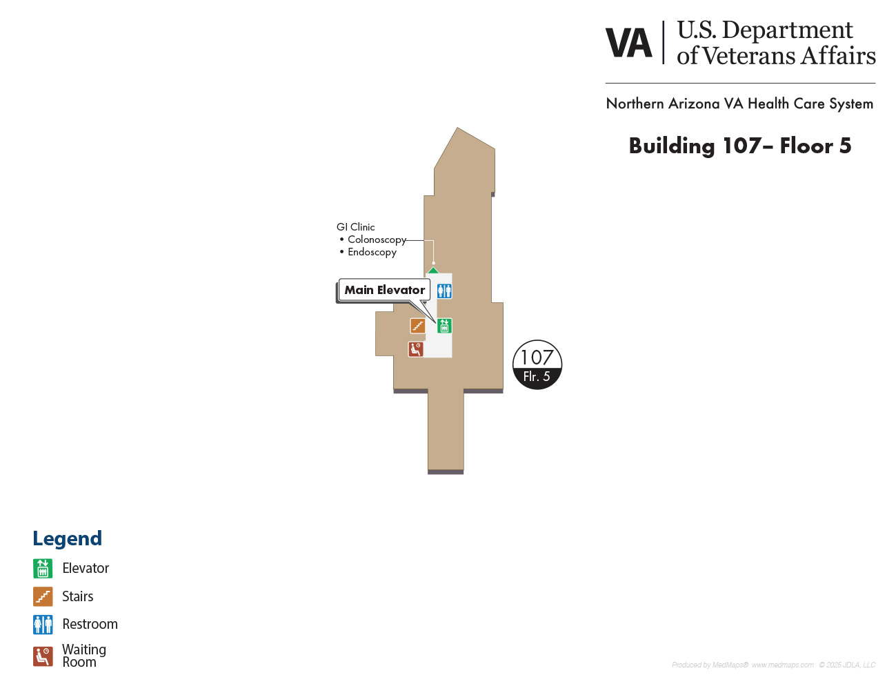 Main Hospital - Fifth Floor Floor Image